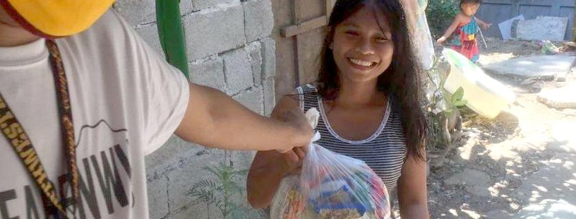 NWU SSC distributes food packs to frontliners and selected indigent families