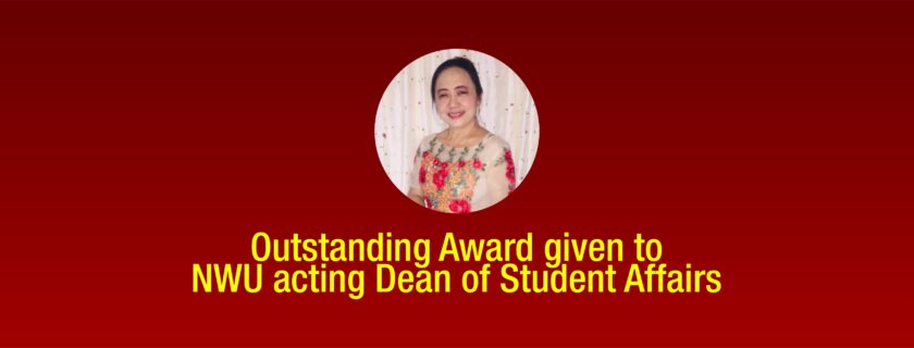 Outstanding Award given to NWU acting Dean of Student Affairs