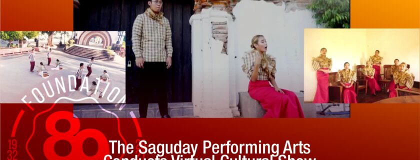 The Saguday Performing Arts Conducts Virtual Cultural Show