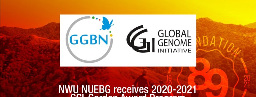 NWU NUEBG receives 2020-2021 GGI-Garden Award Program
