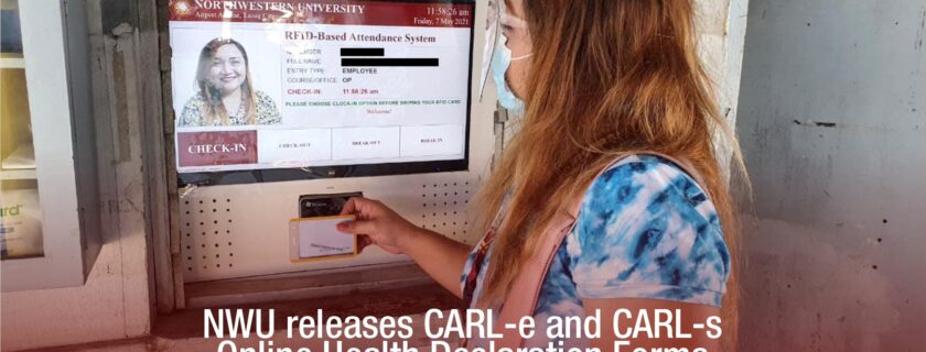 NWU releases CARL-e and CARL-s Online Health Declaration Forms