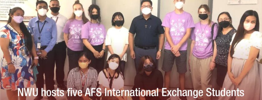 NWU hosts five AFS International Exchange Students
