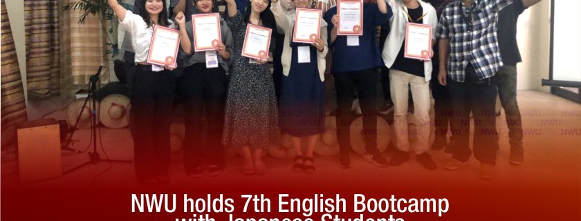 NWU holds 7th English Bootcamp with Japanese Students