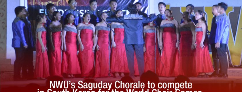 NWU’s Saguday Chorale to compete in South Korea for the World Choir Games
