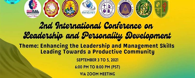 SPEAKERS-2ND INTERNATIONAL CONFERENCE ON LEADERSHIP AND PERSONALITY DEVELOPMENT SEPTEMBER 3-5, 2023