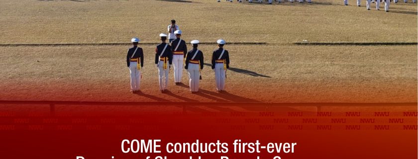 COME conducts first-ever Donning of Shoulder Boards Ceremony